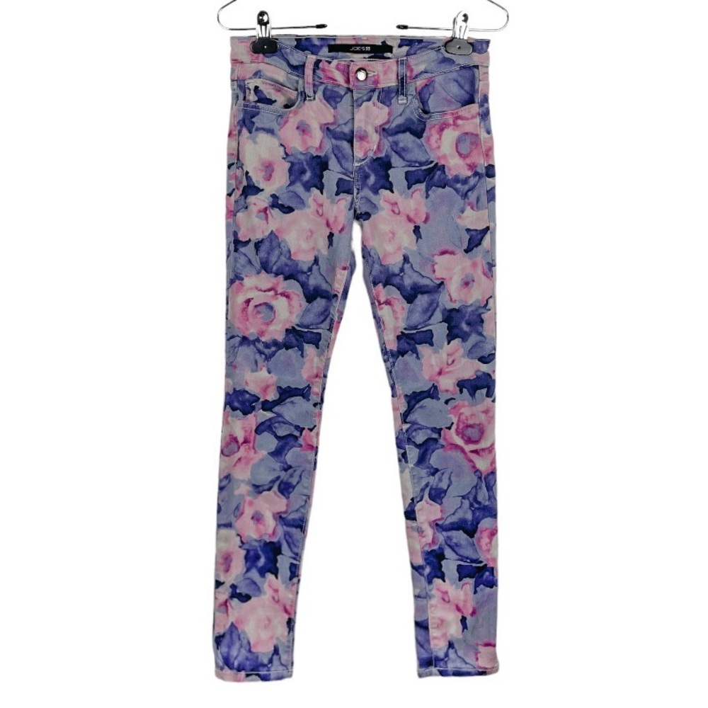 Joe’s Jeans Boho Watercolor Floral Skinny Jeans Size 26